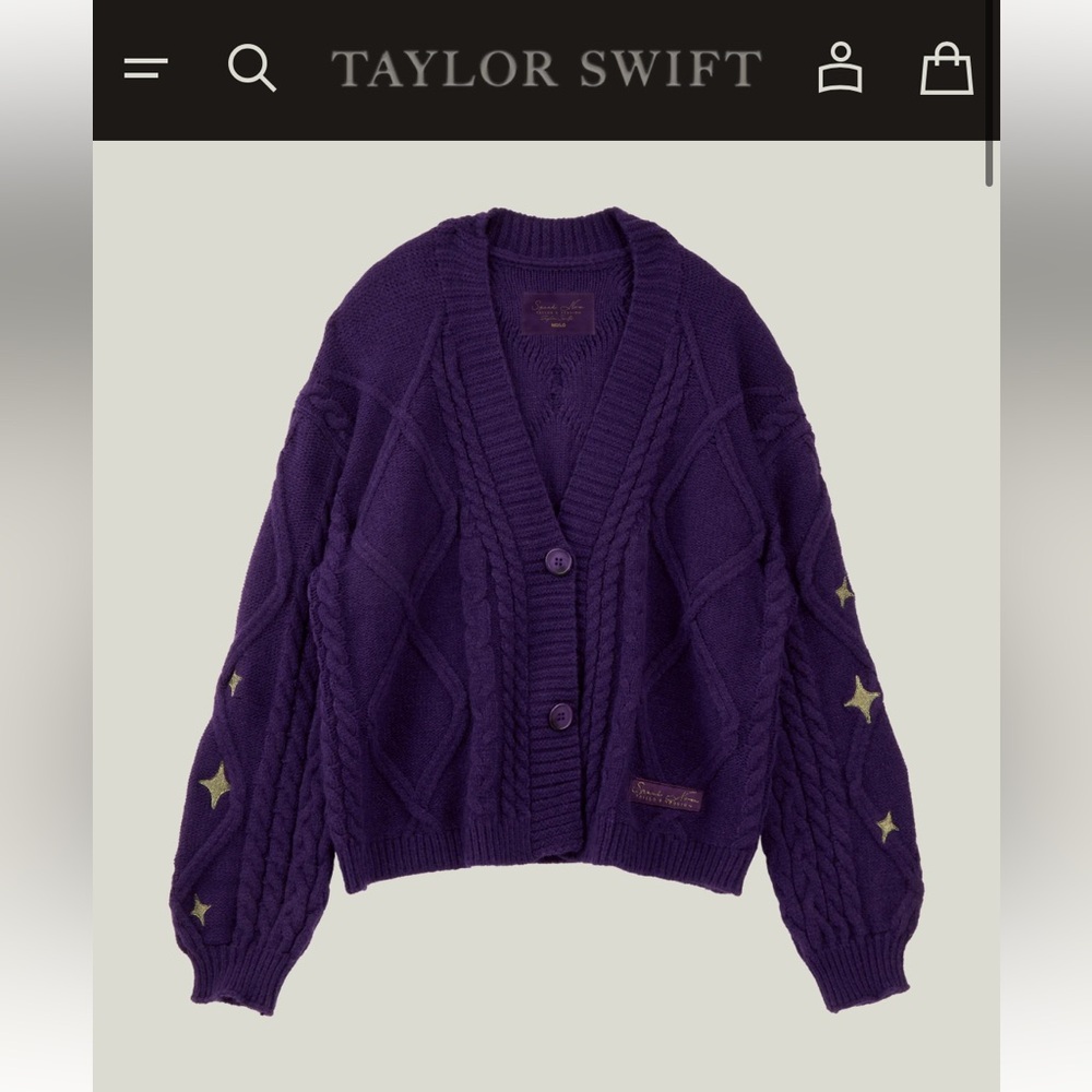 Taylor Swift Speak Now Cardigan Size S